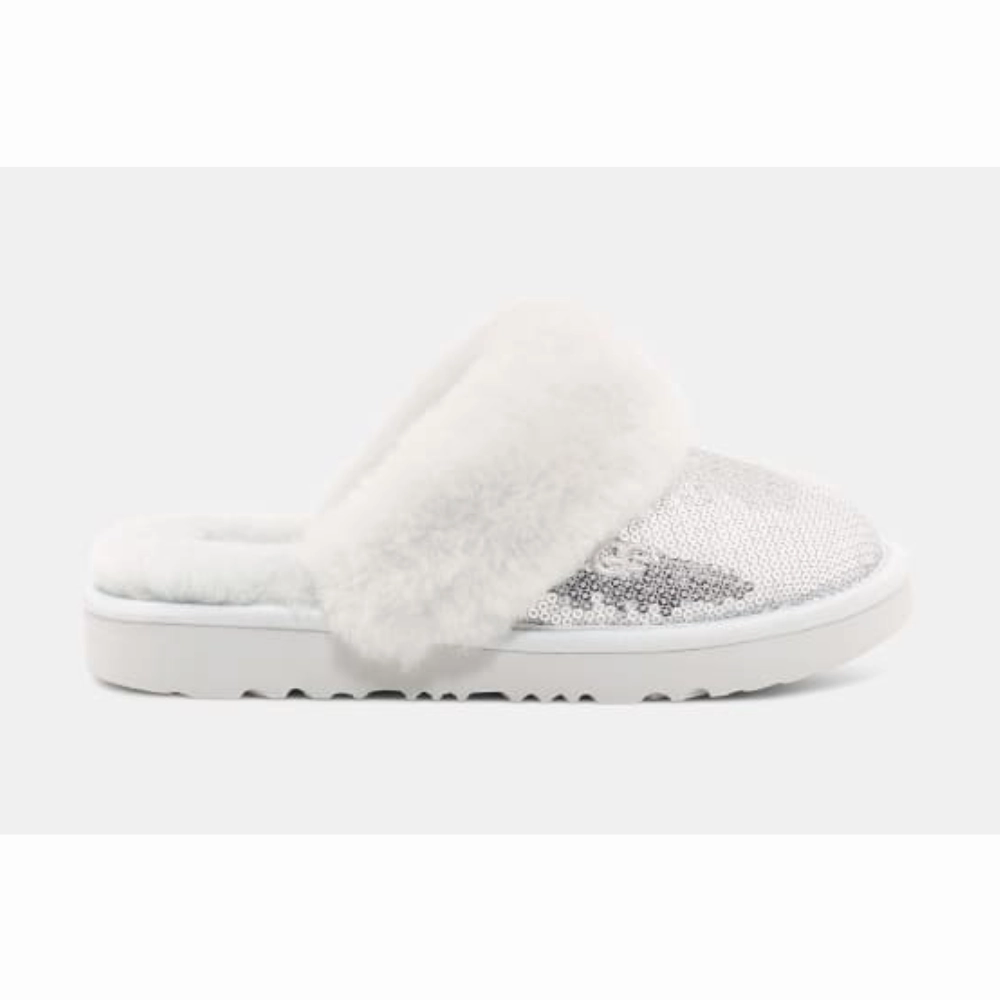 Comfortable for trail running Mid Top UGG Cozy II Mirror Ball 1151772K-040 Youth  Mule Silver Slipper JOBB1728