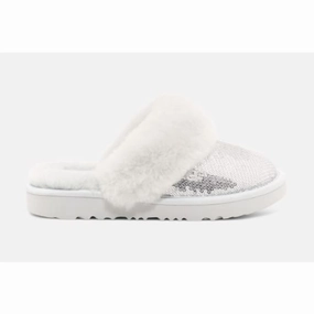 Comfortable for trail running Mid Top UGG Cozy II Mirror Ball 1151772K-040 Youth  Mule Silver Slipper JOBB1728