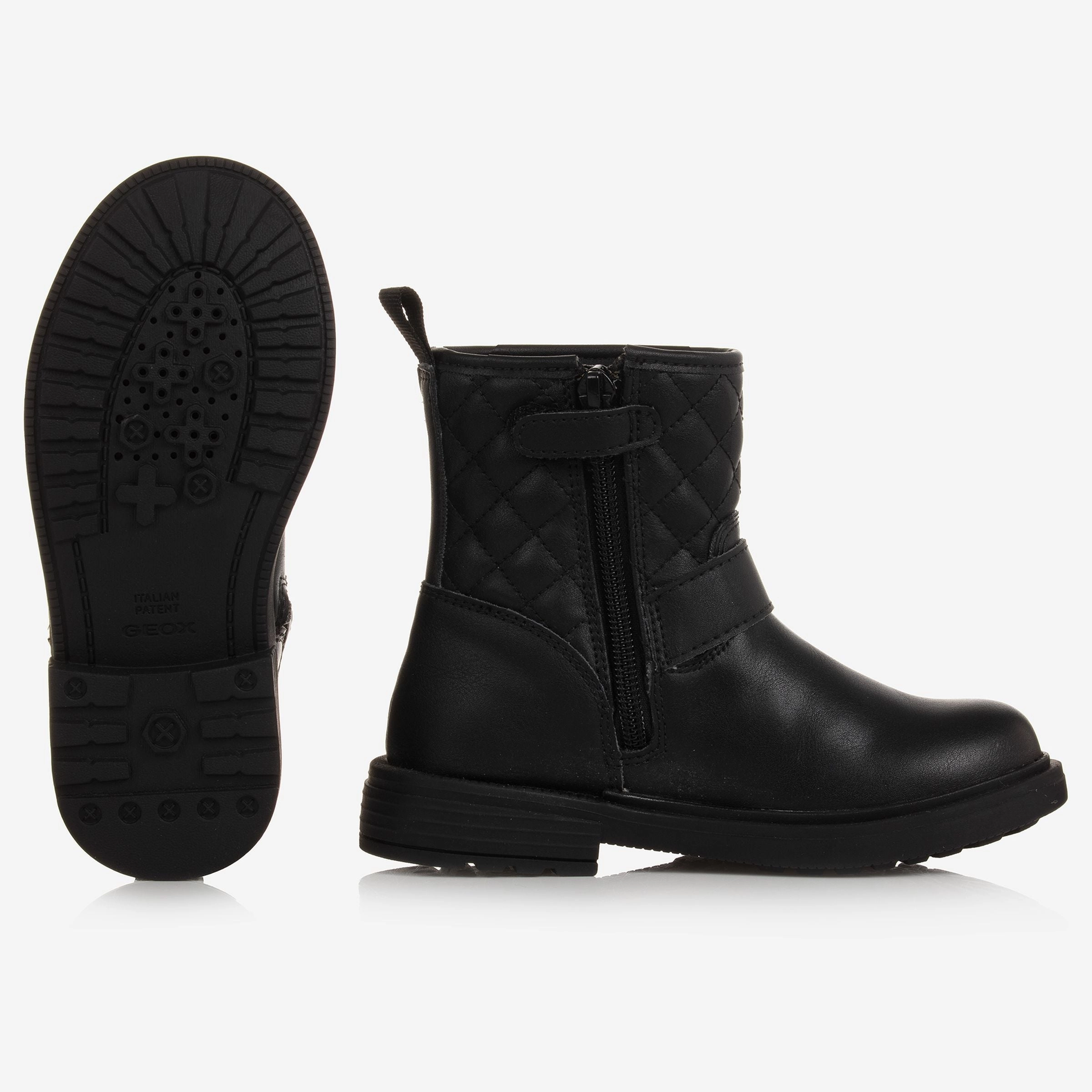 Black Eclair Ankle Boots travel mode Active Move