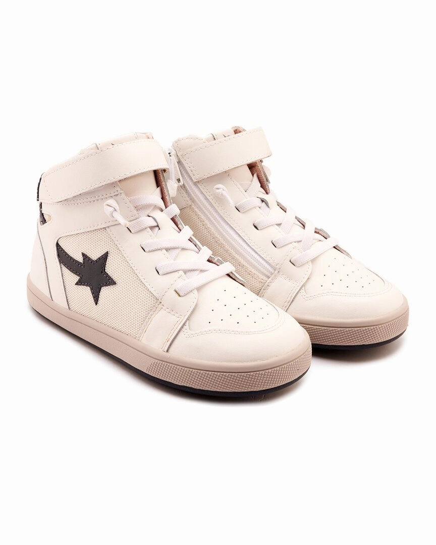 Smooth Texture Old Soles Team Sport Leather Sneaker