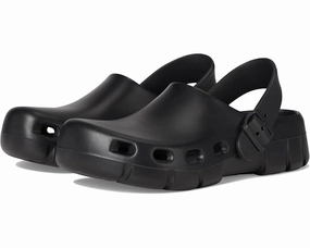 Birkenstock Birki Flow Clog Unisex M10--W12- Black Comfort Shoes VER361 bulky - design shoes