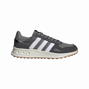 Adidas Run 84 Solid Grey / White / Matte Silver  IH8615 Men's no - ankle - support shoes fingerless gloves