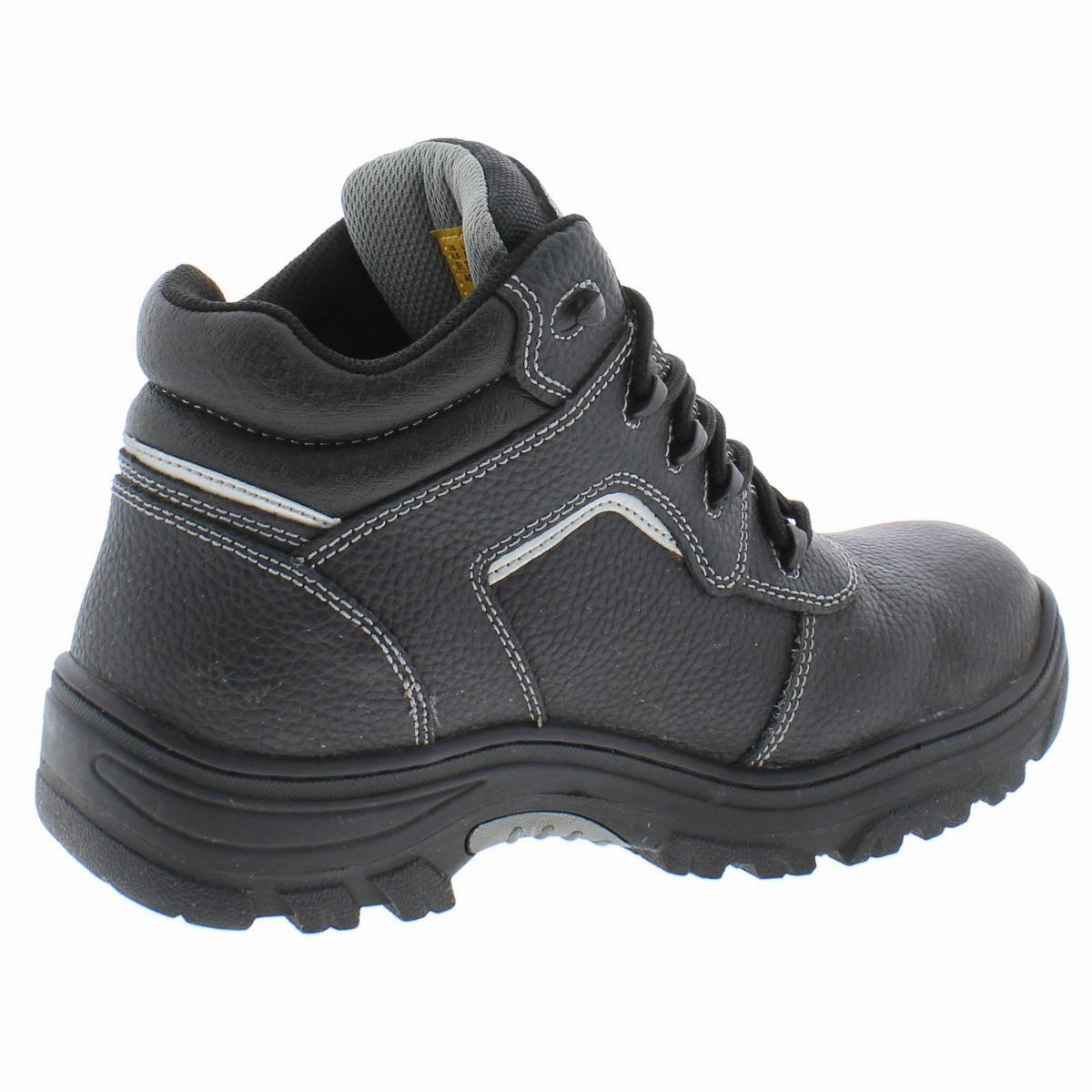 Burgin-SOSDER Mens Leather Puncture Resistant Safety Shoes balance balls orthotic - friendly