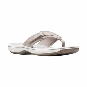 Versatile Style Effortless Sandal Fit Women's Breeze Sea Flip-Flops In Taupe