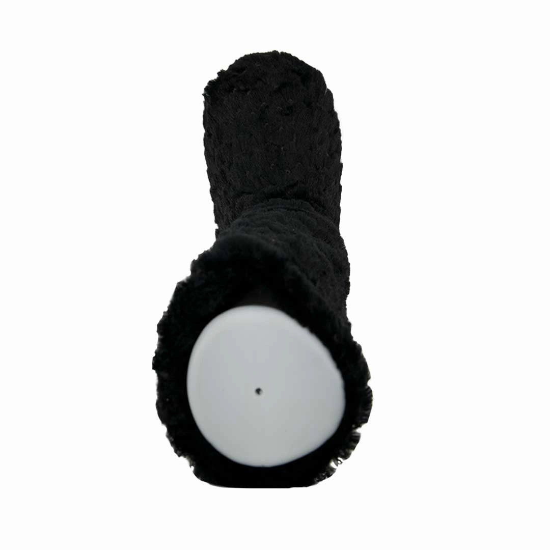 Women's Casual Sequined Faux Fur Boots (SAL7079WGN BLK) PU