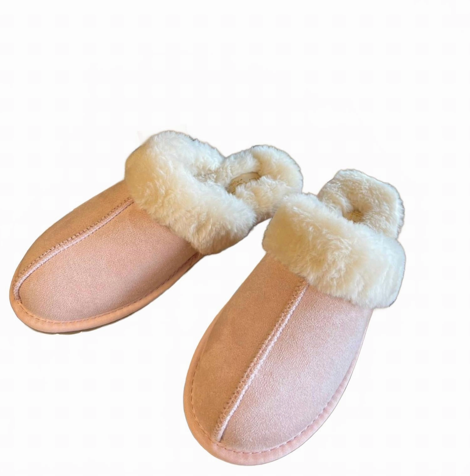 Women's Chill Soft Suede Slippers In Pink Chill Fit Footwear Easy Poolside Wear