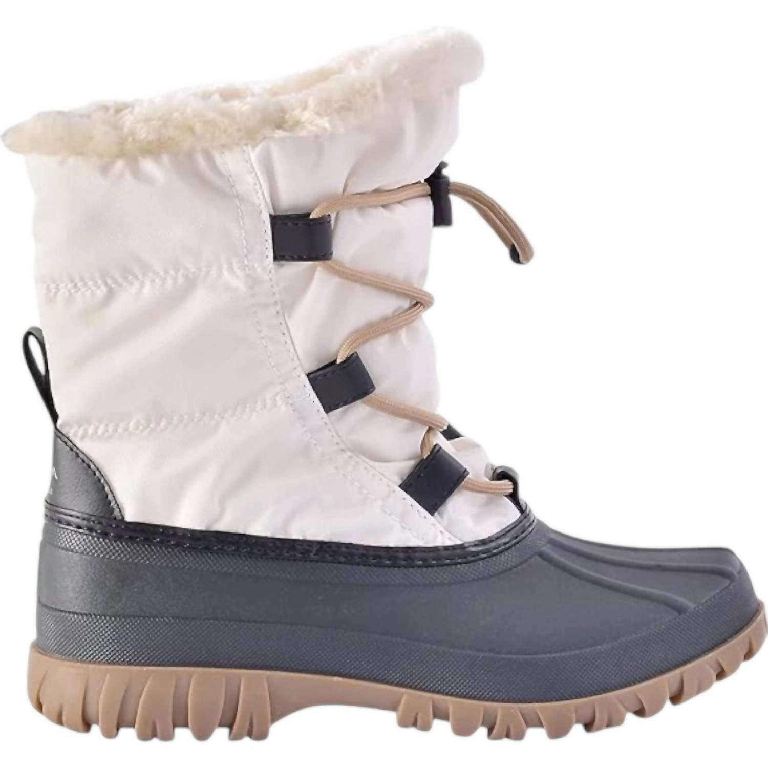 Rugged Built Snowy Path Women's Cinch Boots In Bone