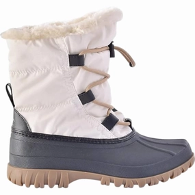 Rugged Built Snowy Path Women's Cinch Boots In Bone