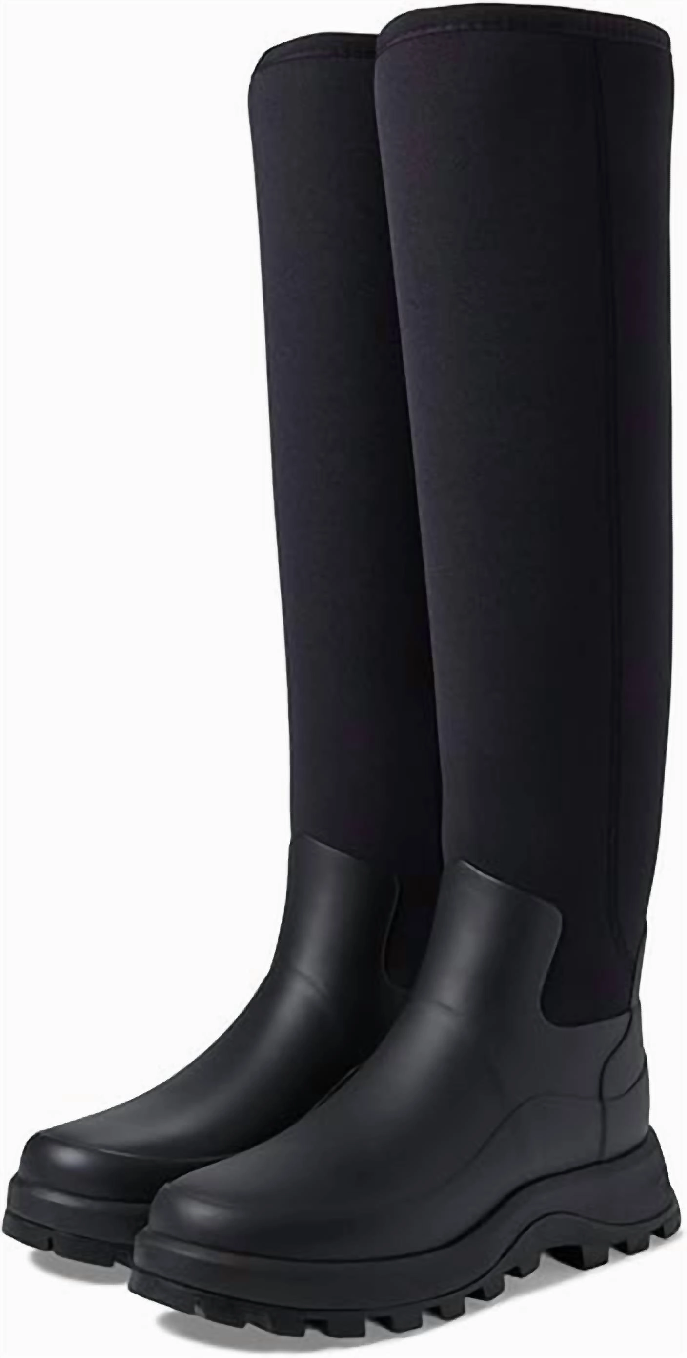 Performance Wear Rugged Built Mountain Climber Women's City Explorer Tall Rain Boot In Black