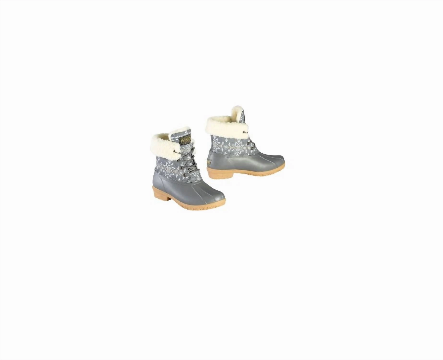 Insulated Functional Minimalist Outdoor Freedom Women??S Classic Plains Star Duck Winter Boots In Gray