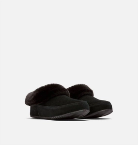 Zip Up Women's Coffee Run Slipper In Black Sea Salt