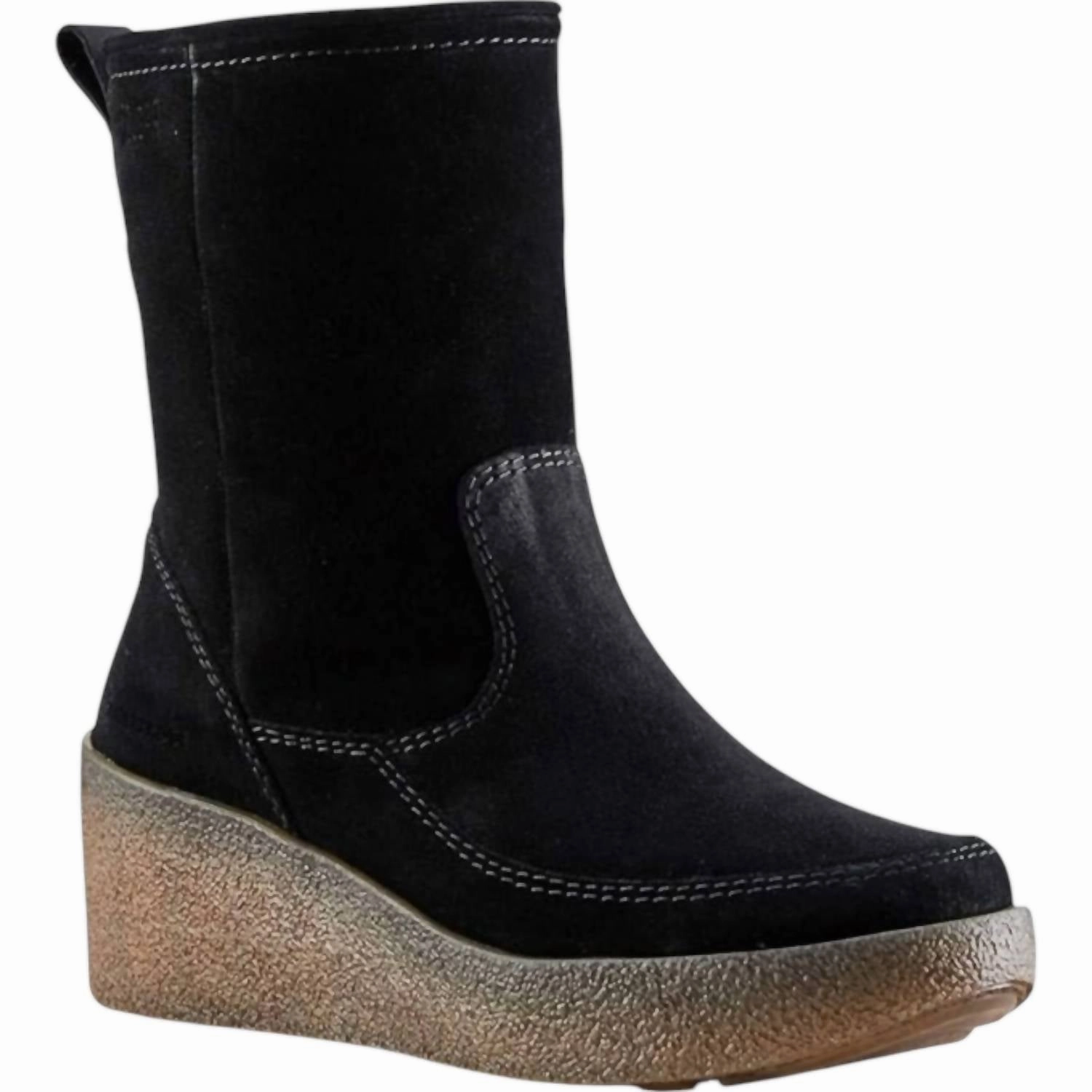 Work Approved Comfort Zone Women's Devlin Boots In Black Suede