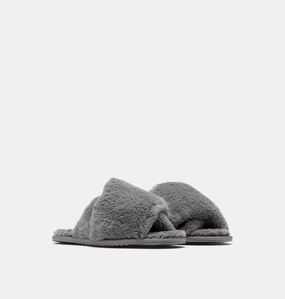 Women's Go Mail Run Slippers In Quarry Soft Padding Agile