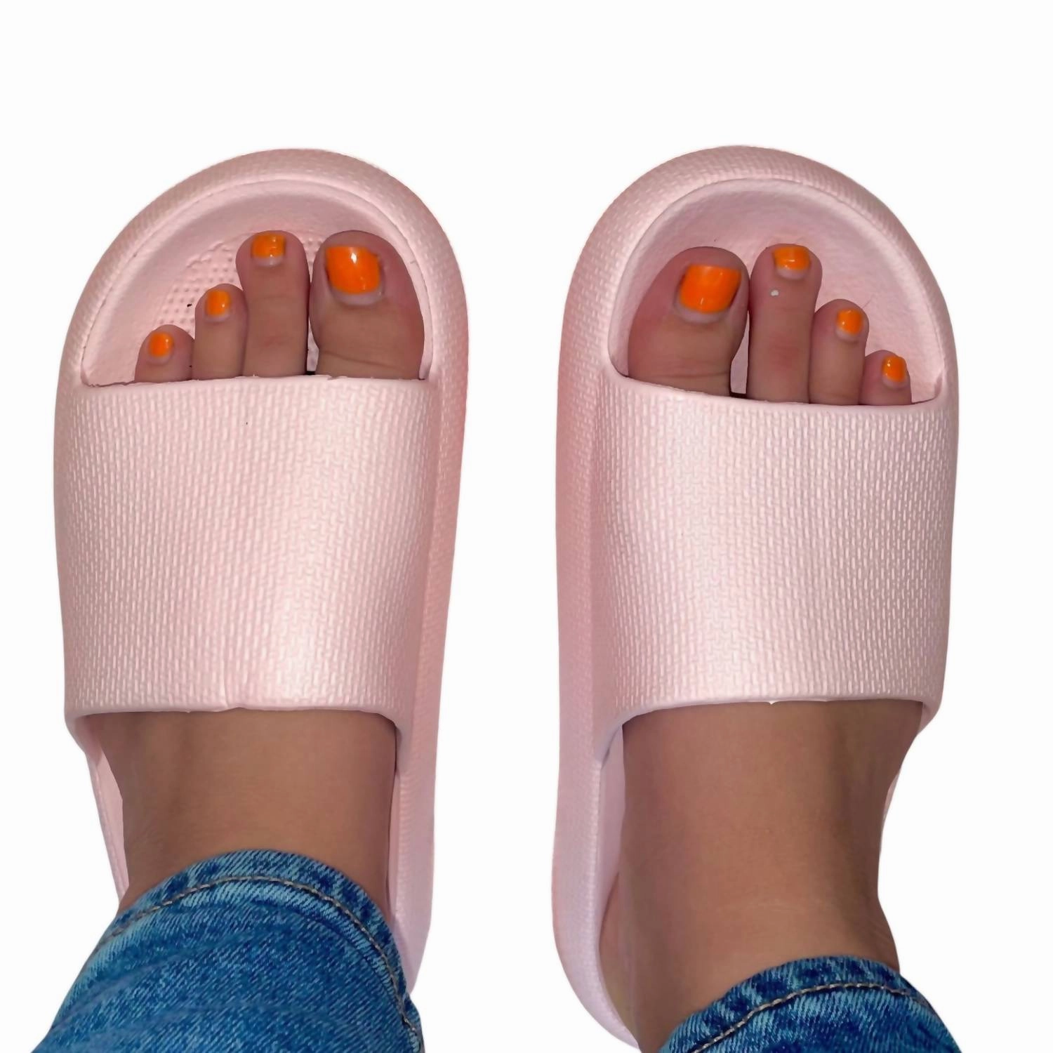 Women's Hey Girl Slides In Pink Comfy Walk Stylish