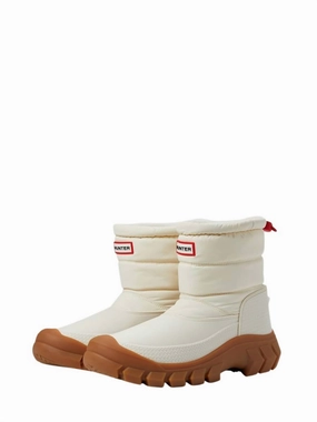 Women's Intrepid Short Snow Boot In White Willow/gum Comfortable Flex