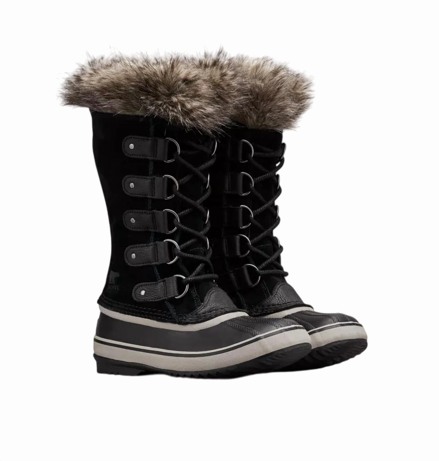 Women??S Joan Of Arctic (-25F) Winter Boots In Black/quarry Mud Resistant All Day Wear
