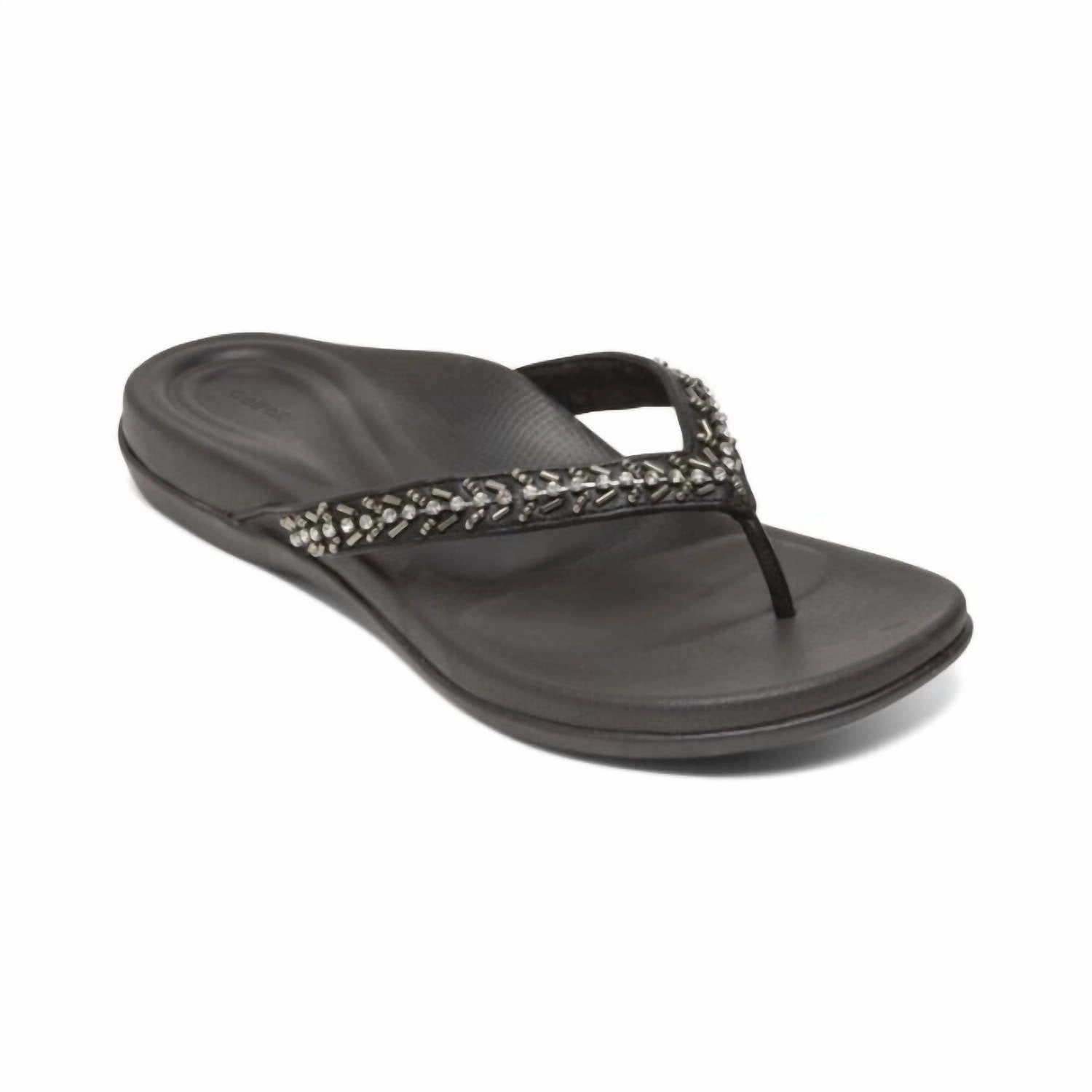 Anti Bacterial Women's Jules Thong Slippers In Black