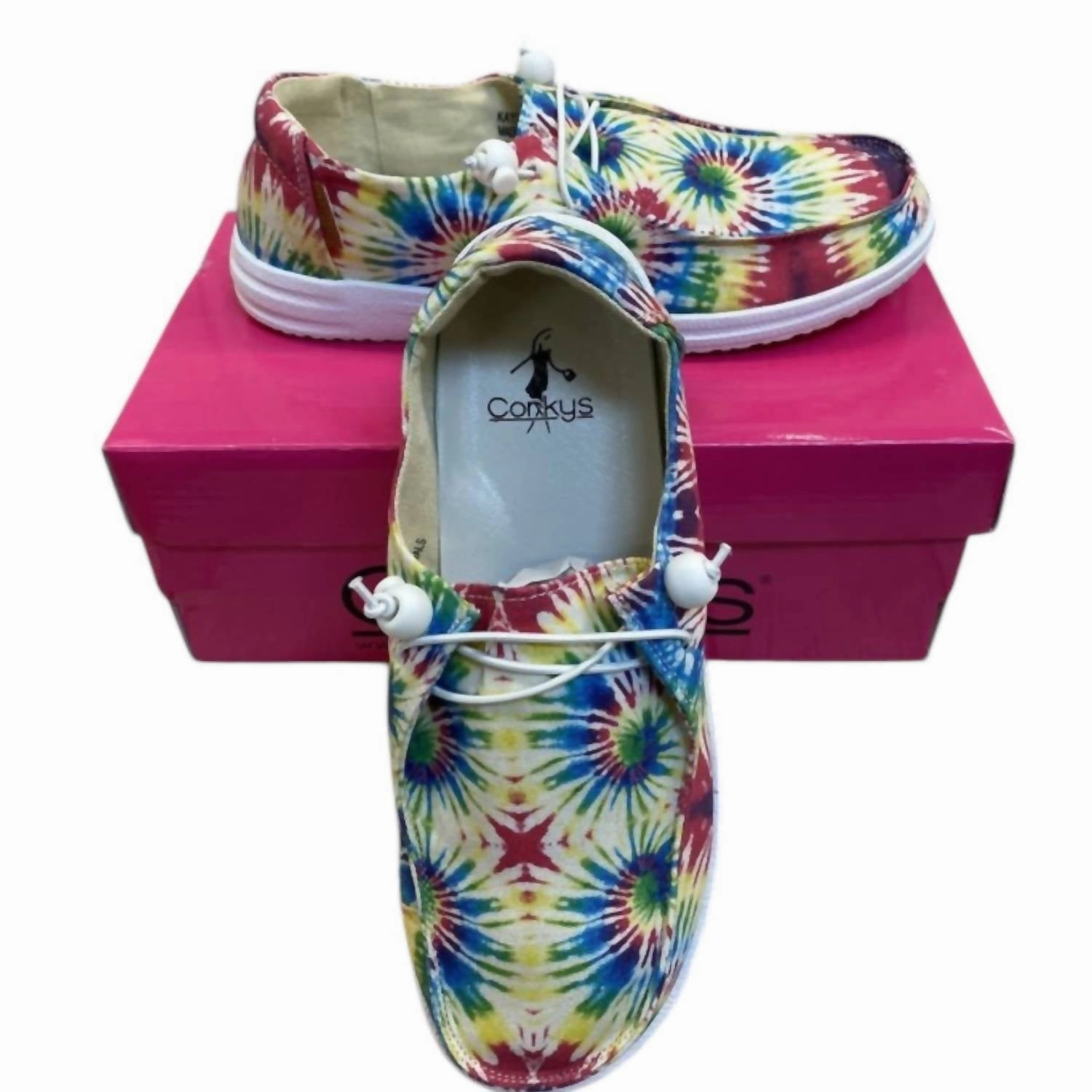 Easy Fit Walk Minimalist Style Women's Kayak Slip On In Tie Die