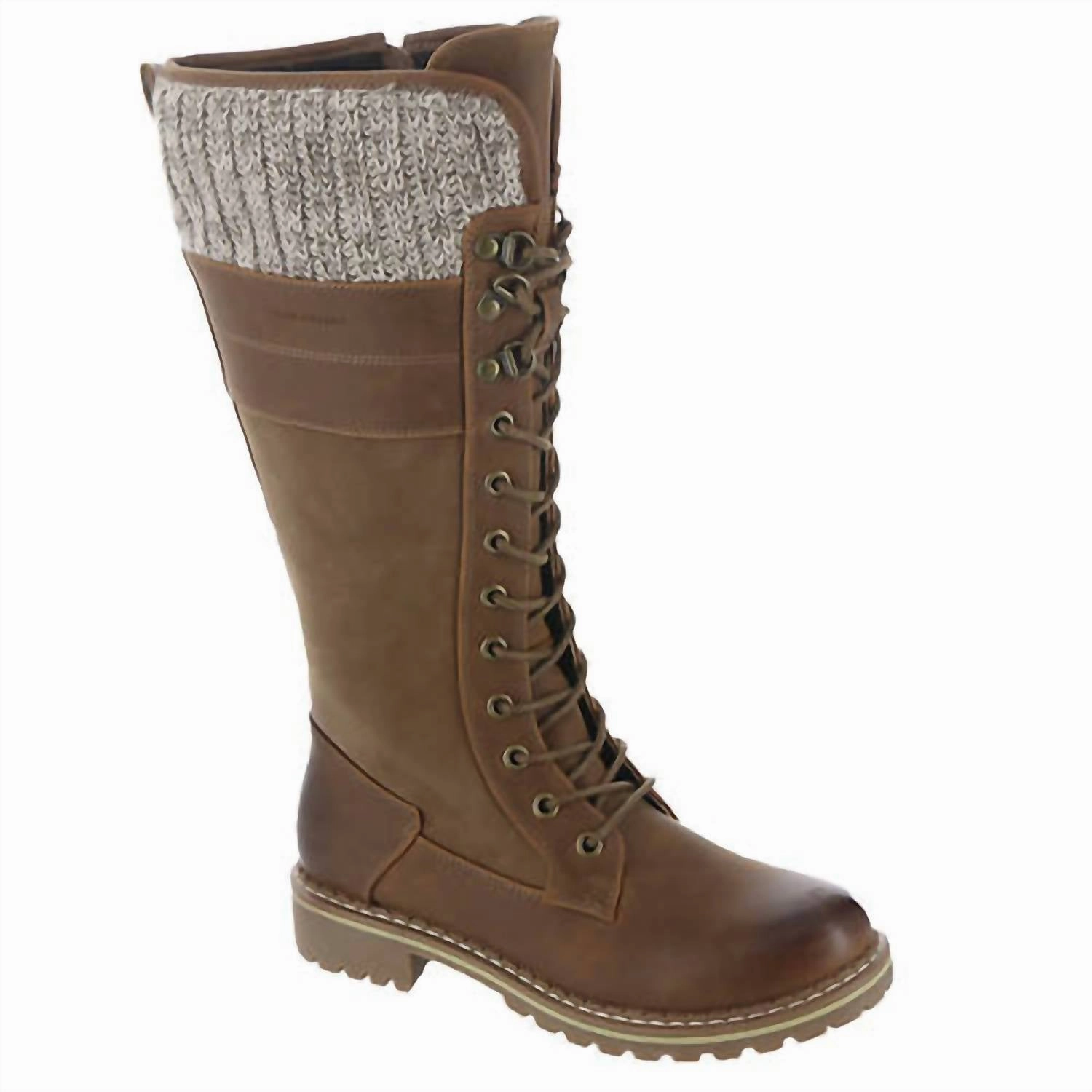 Urban Fashion Grippy Outsole Snowy Path Women's Lucy Tall Boots In Tan