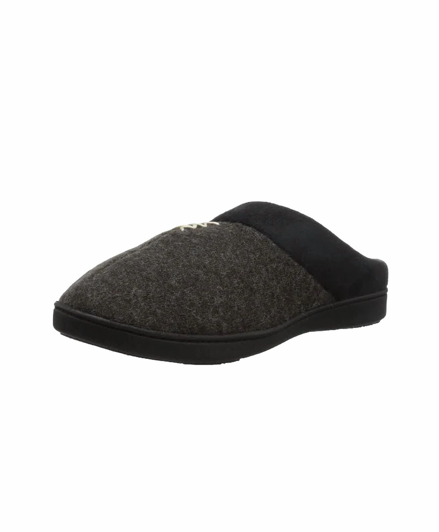 Waterproof Slides Women's Marisol Microsuede Hoodback Slipper In Black