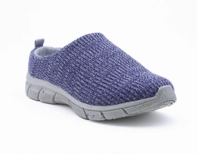 Women's Mudgee Wool All Terrain Slipper In Blue Comfy Sandals