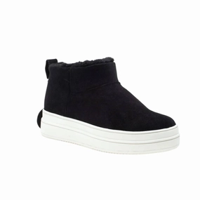 Women's Nia Waterproof Boot In Black Suede Walking Comfort Stylish Protection