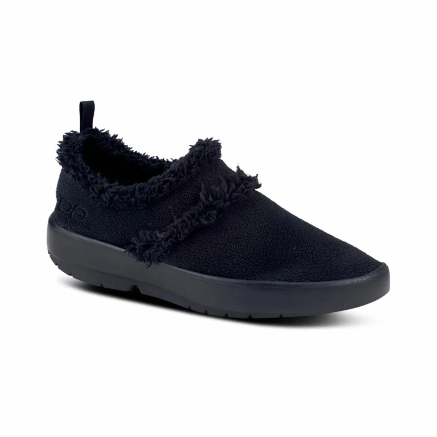 Easy Access Easygoing Fit Women's Oocoozie Low Slipper In Black