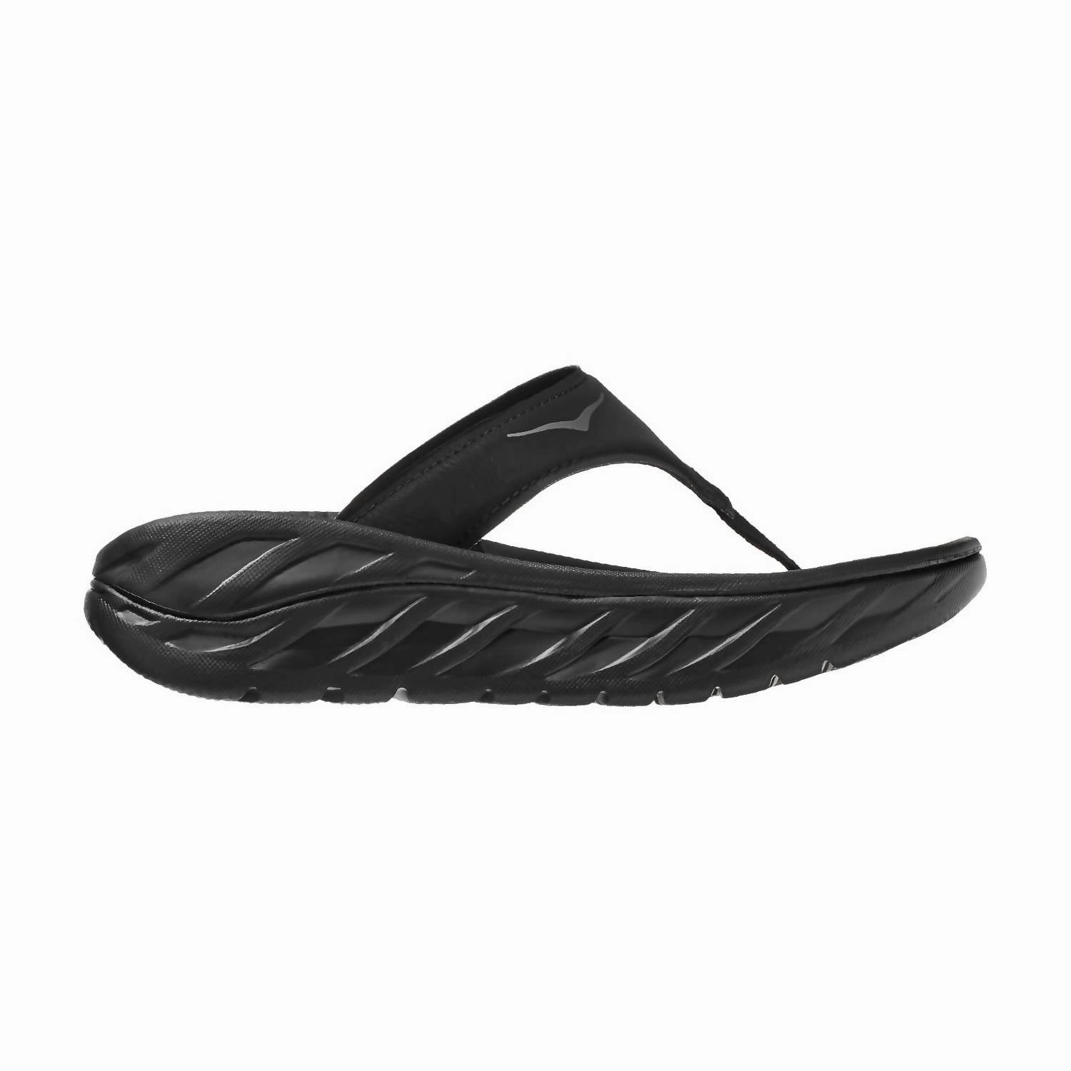 Women's Ora Thong Slippers In Black/dark Gull Grey Comfort Molding Effortless Footwear