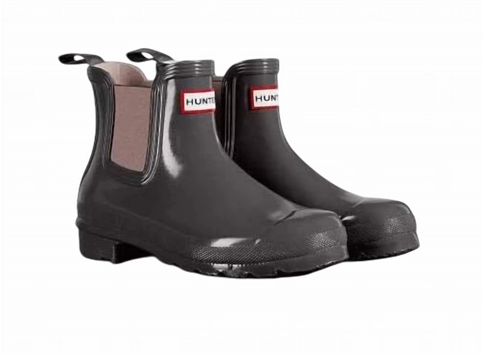 Women's Original Gloss Chelsea Boots In Gray/powder Purple Hiking Boots Comfort Lining Windy Weather