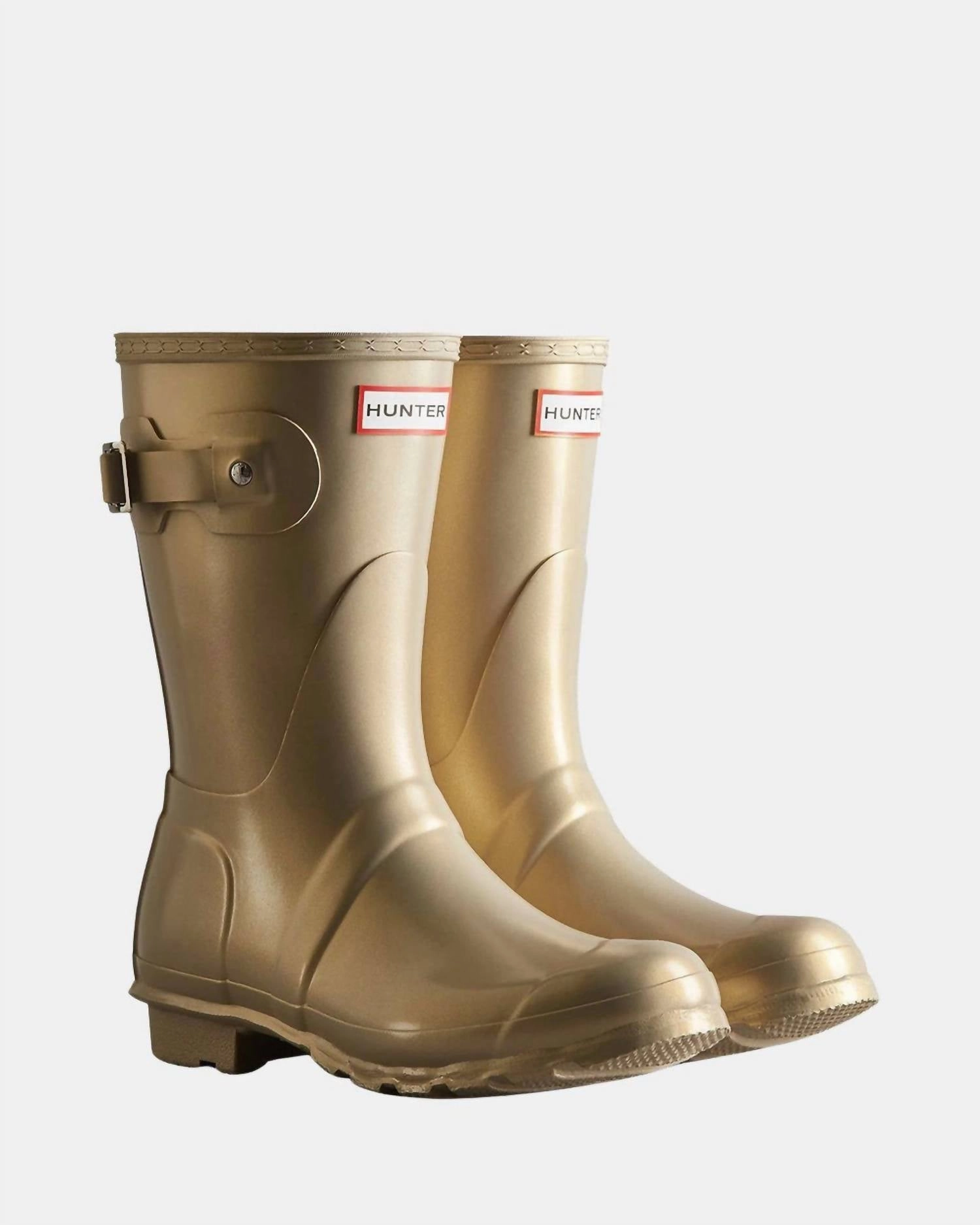 Winter Protection Women's Original Short Nebula Rain Boot In Pale Gold
