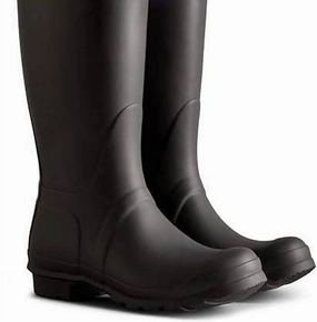 Women's Original Tall Colour Block Boot In Black/tempered Mauve Minimal Design Sleek Profile