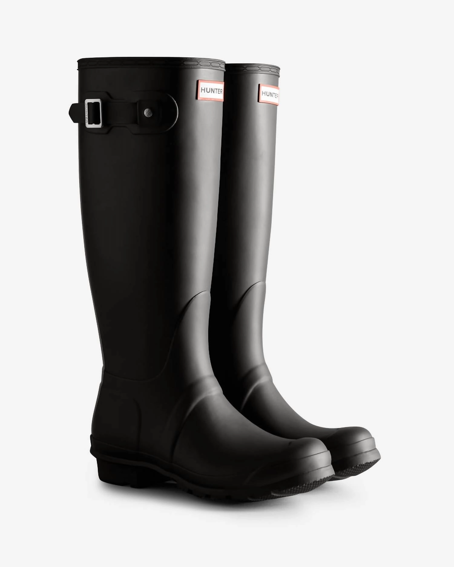 Women's Original Tall Tri-Colour Logo Backstrap Boot In Black Fashion Choice