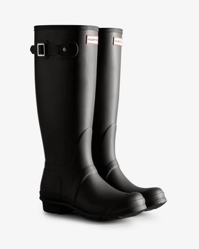 Women's Original Tall Tri-Colour Logo Backstrap Boot In Black Fashion Choice