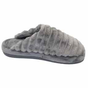 Women's Peaceful Slippers - Medium In Gray lace up closure Non Marking