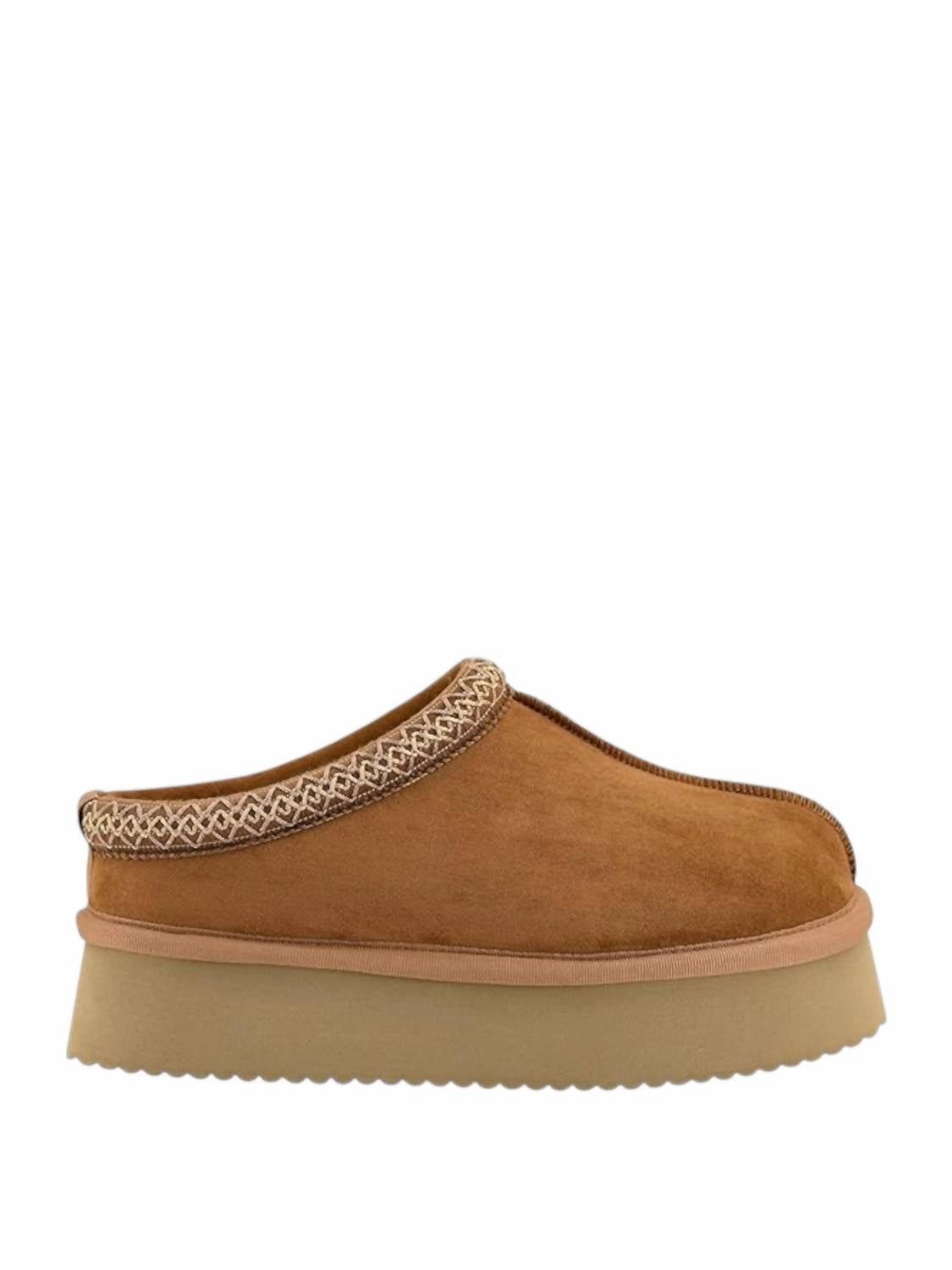 Women's Pillow Talk Faux Suede Platform Slipper Closed Toe Design Relaxation Mode