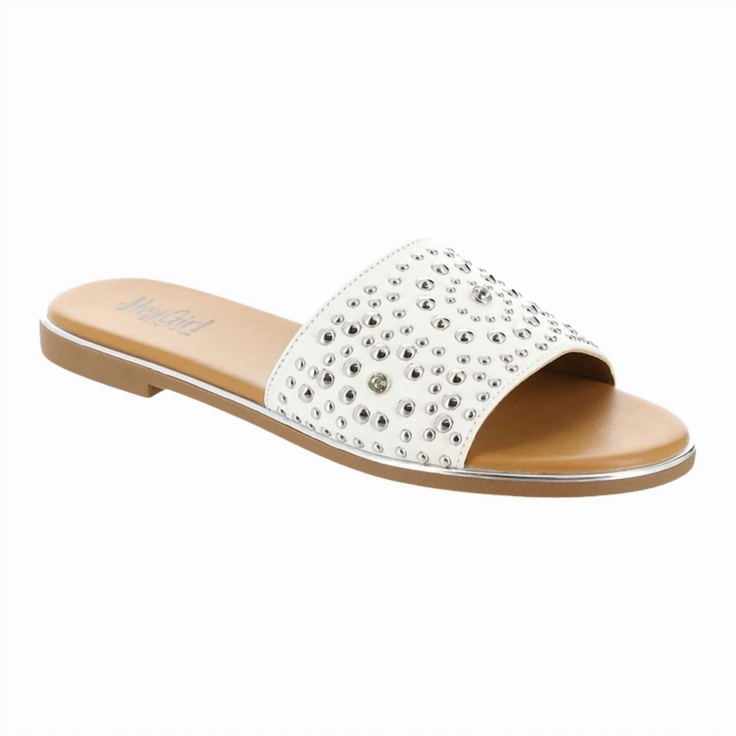Durable Footwear Women's "bail Money" Sandal In White