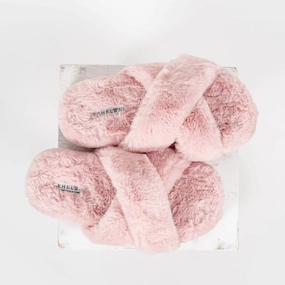 Women's Sally Slippers In Pink Flat