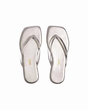 Women's Square Toe Lily Flip Flops In Fairylust Travel Ready