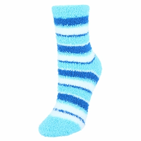 Everyday Slide Women's Striped Warm Fuzzy Socks (3 Pair Pack)