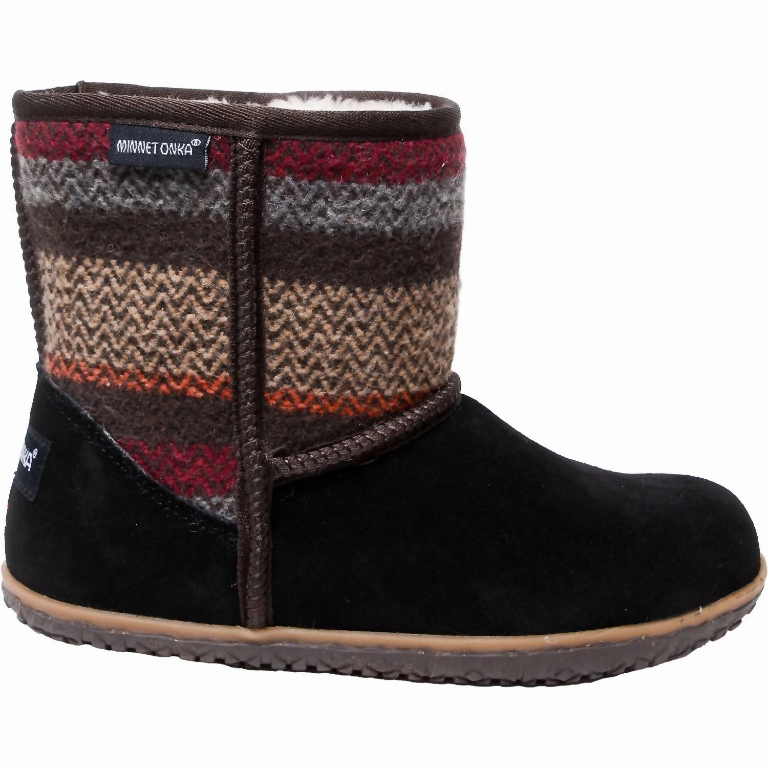 Hope Step Women's Tali Suede Winater Boots In Black Multi
