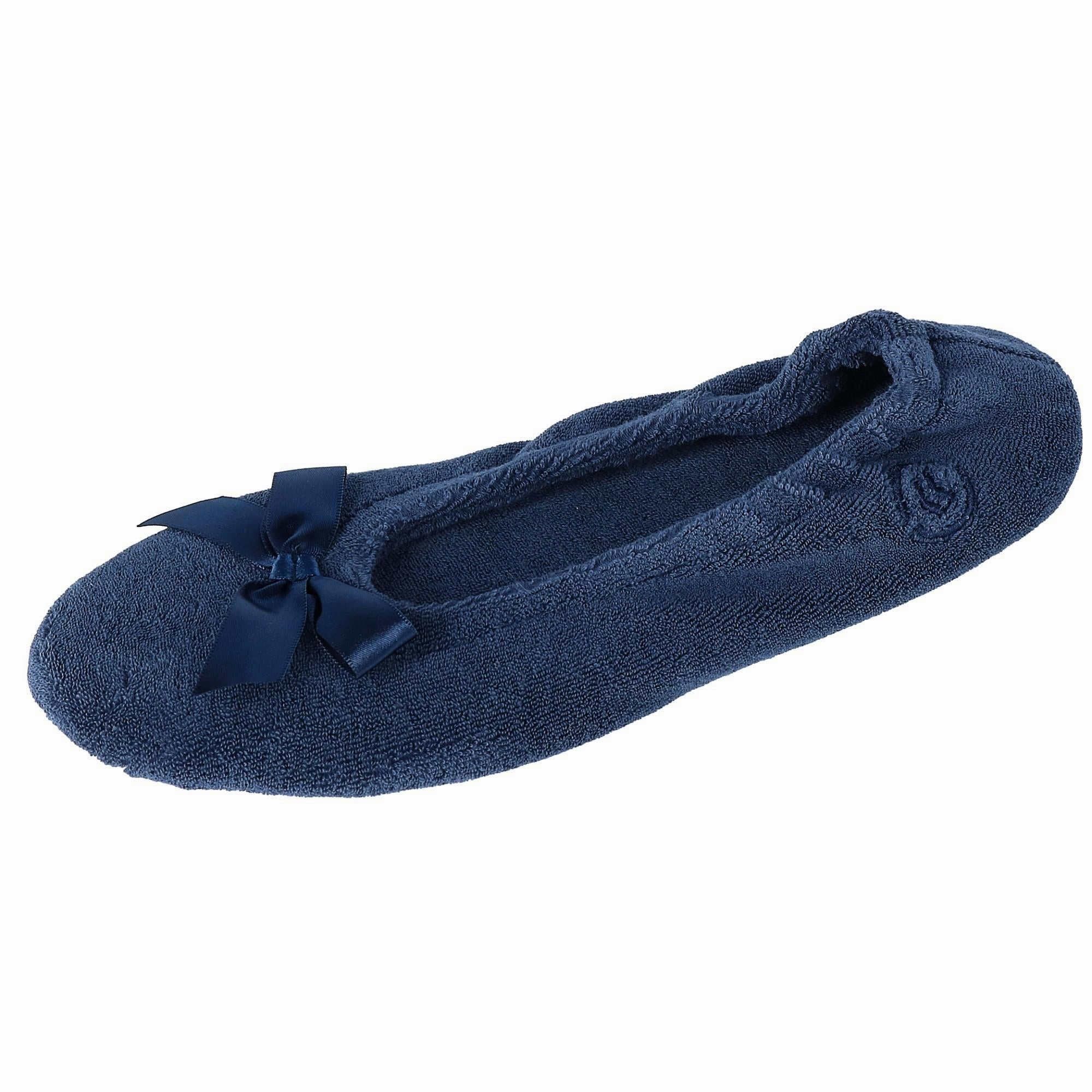 Women's Terry Classic Ballerina Slippers Supportive straps