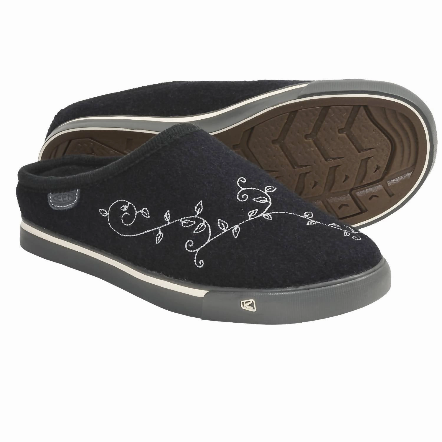 Anti Slip Sole Non Slip Women's Trillium Slippers In Black