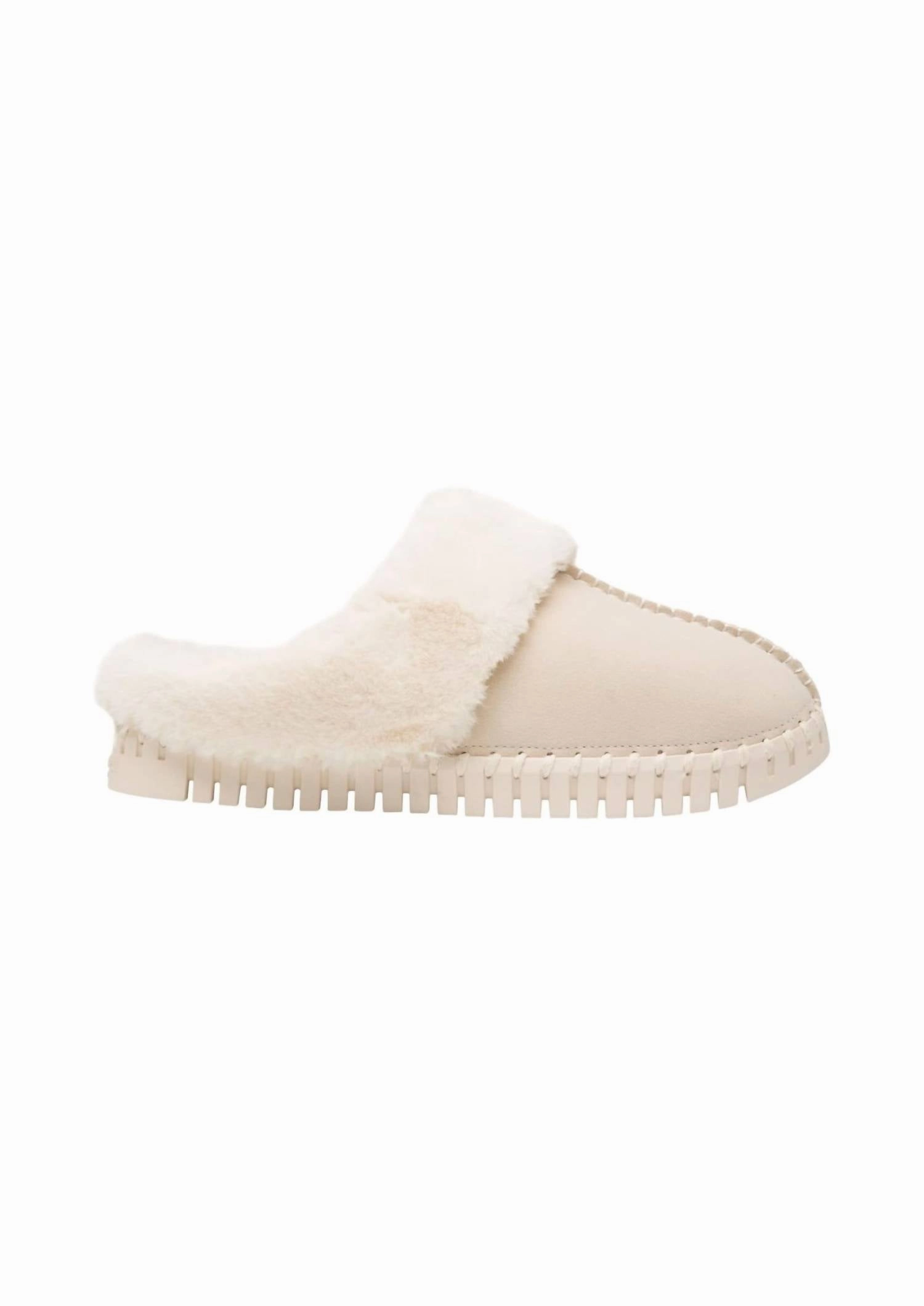 Women's Tulip Faux Fur Trimmed Slippers In Kit Enhanced Mobility Trendy