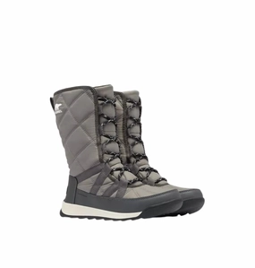 Shock Absorbing Outdoor Trek Women??S Whitney Ii Tall (200G) Lace Wp Winter Boots In Quarry