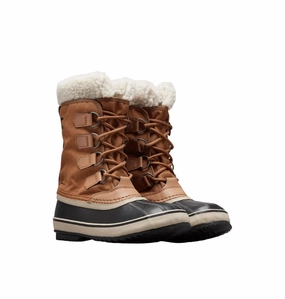 Women's Winter Carnival (-25 F) Wp Winter Boots In Camel Brown Trail Support Quilt Soft