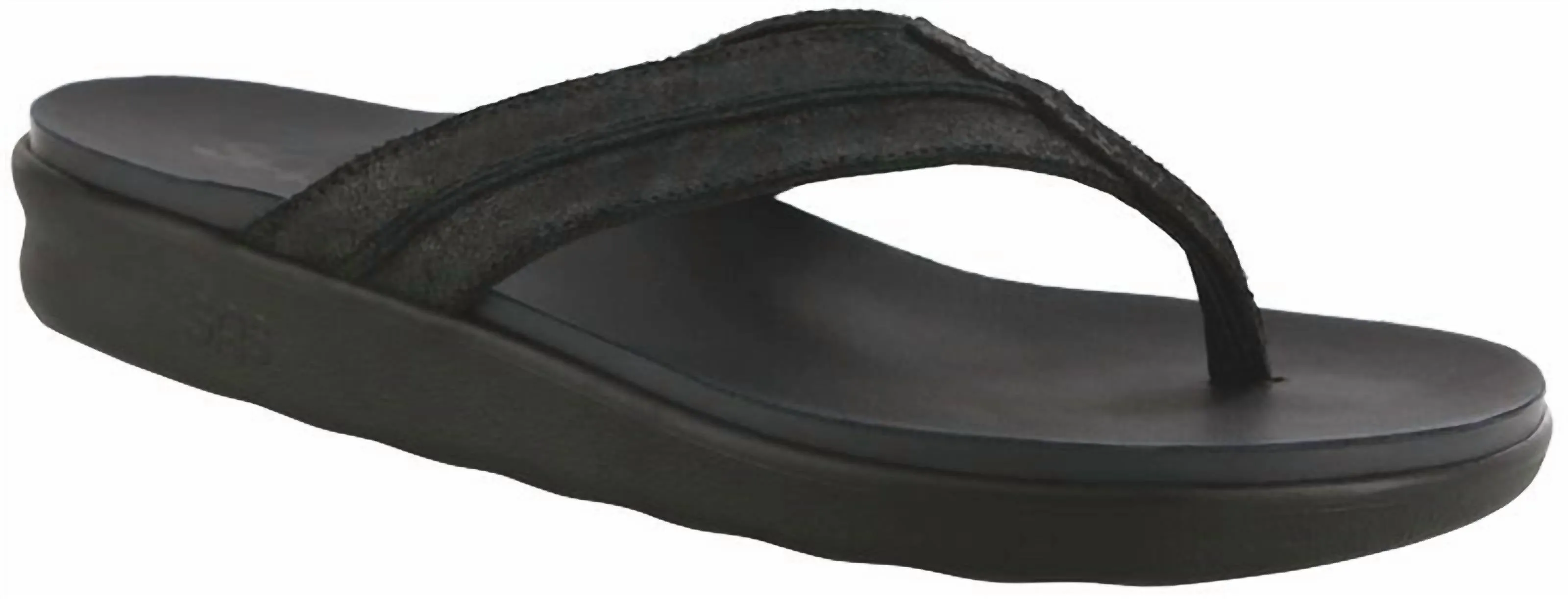 Women's Escape Thong Sandal In Iron Canvas Long Step