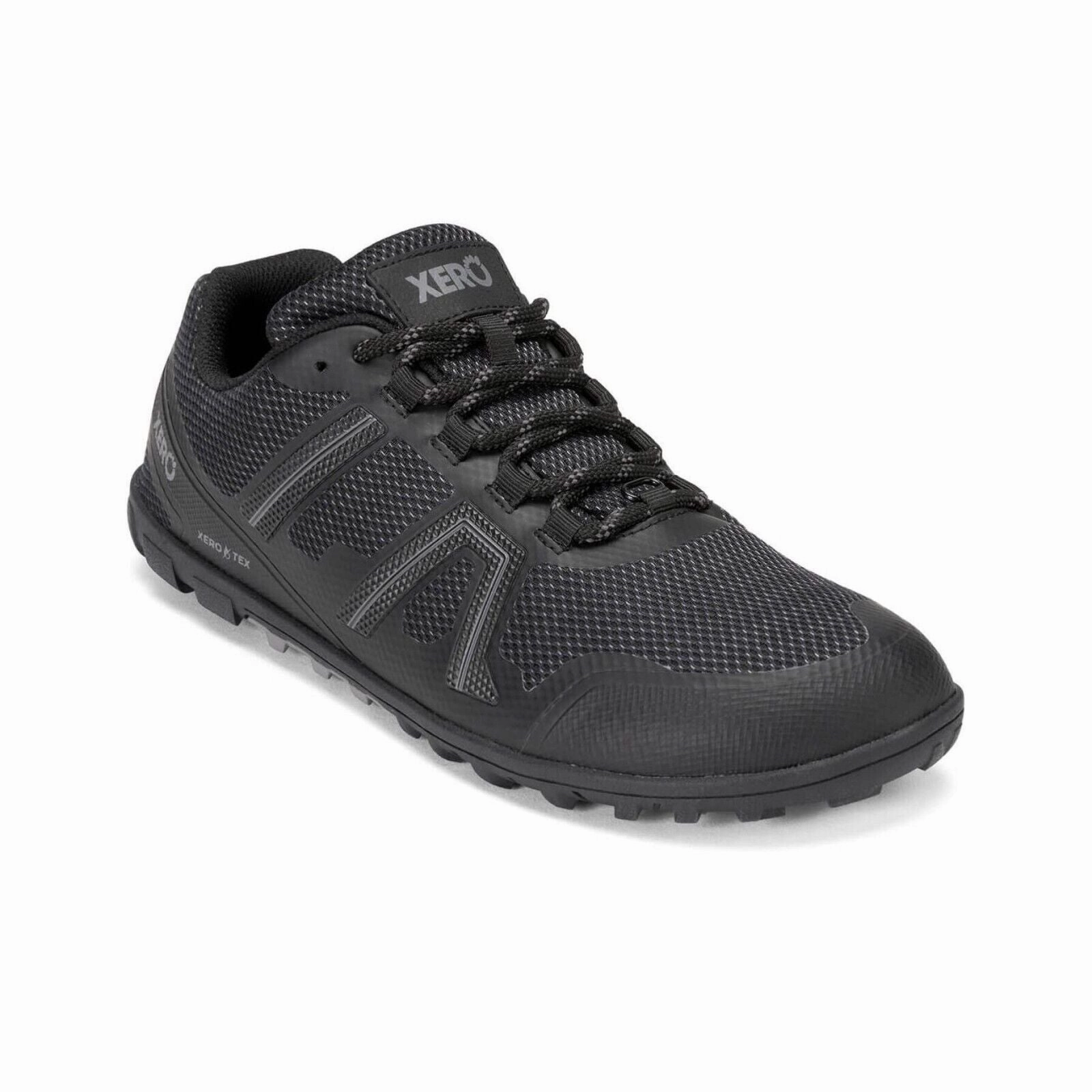 Xero Shoes Mesa Trail MXM-BLK Men's US 7.5 Black Waterproof Running Shoes TF5209 shock - dispersing