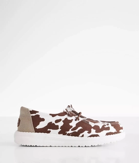 Youth Cowgirl Sparkle Shoes In Brown & White Step Ease Minimalist Lacing