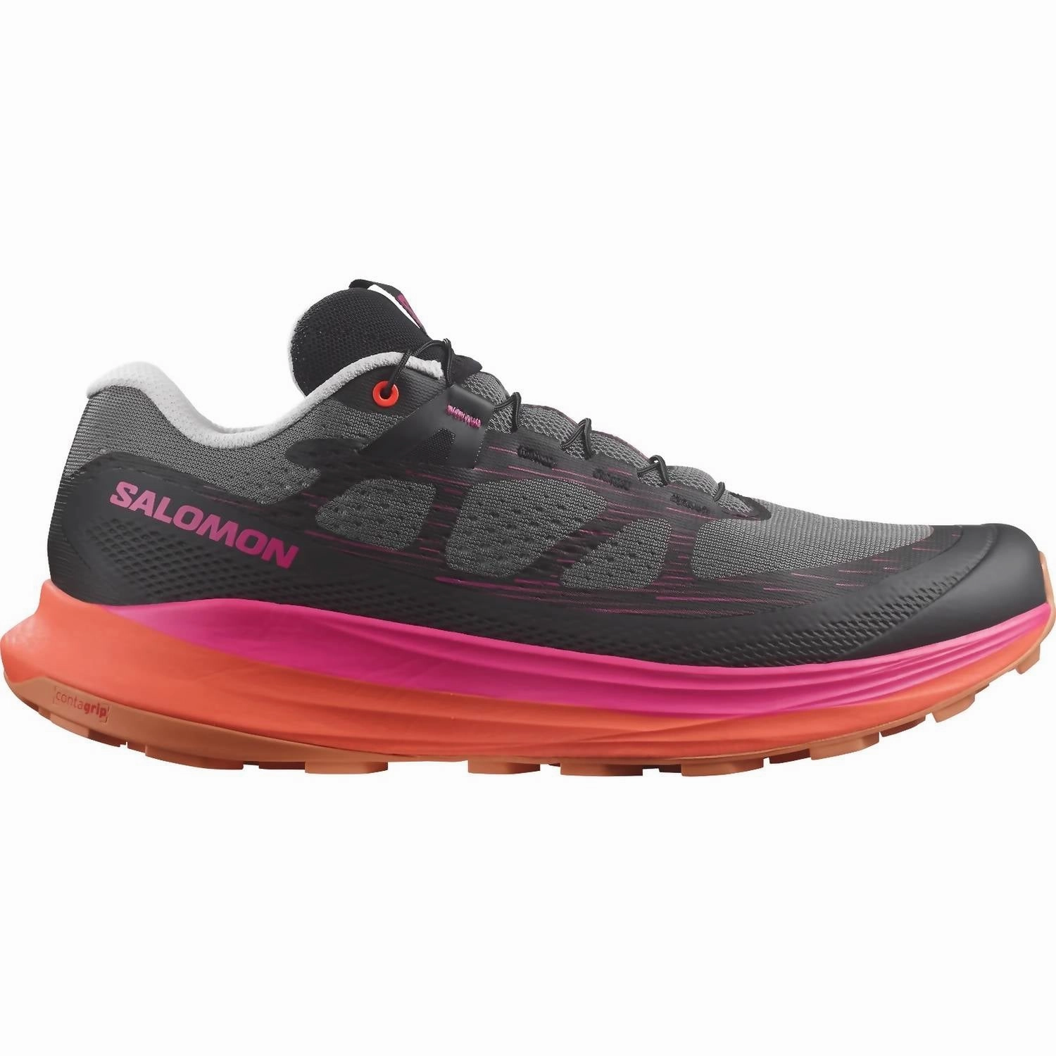 Men's Ultra Glide 2 Trail Running Shoes In Plum Kitten/black/pink Glo running in the snow shoes sprinting